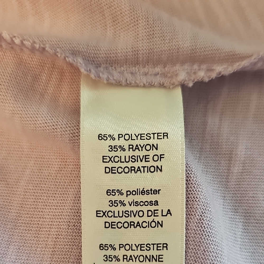 WHBM Women's V-Neck Light Light Purple Top - Picture 5 of 6